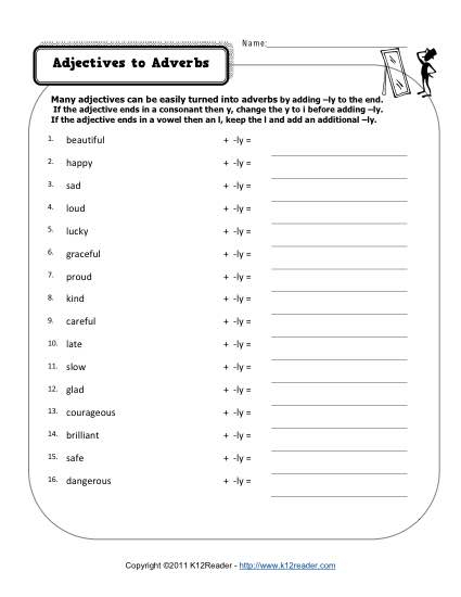 Adverb Or Adjective Worksheet With Answers - Noun Verb Adjective Adverb Worksheet With Answers Pdf