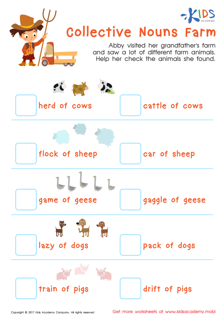 Collective Nouns Worksheet Free Printable PDF For Kids Answers And  - Collective Nouns Worksheets For Class 2