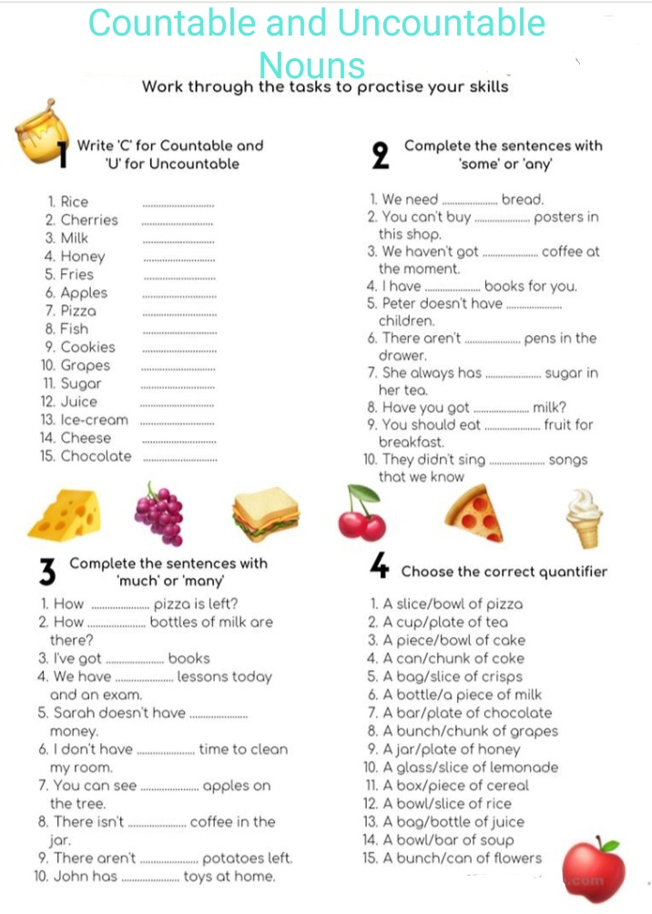 Count Mass Nouns English Notes Teachmint - Count Mass Collective Nouns Worksheet