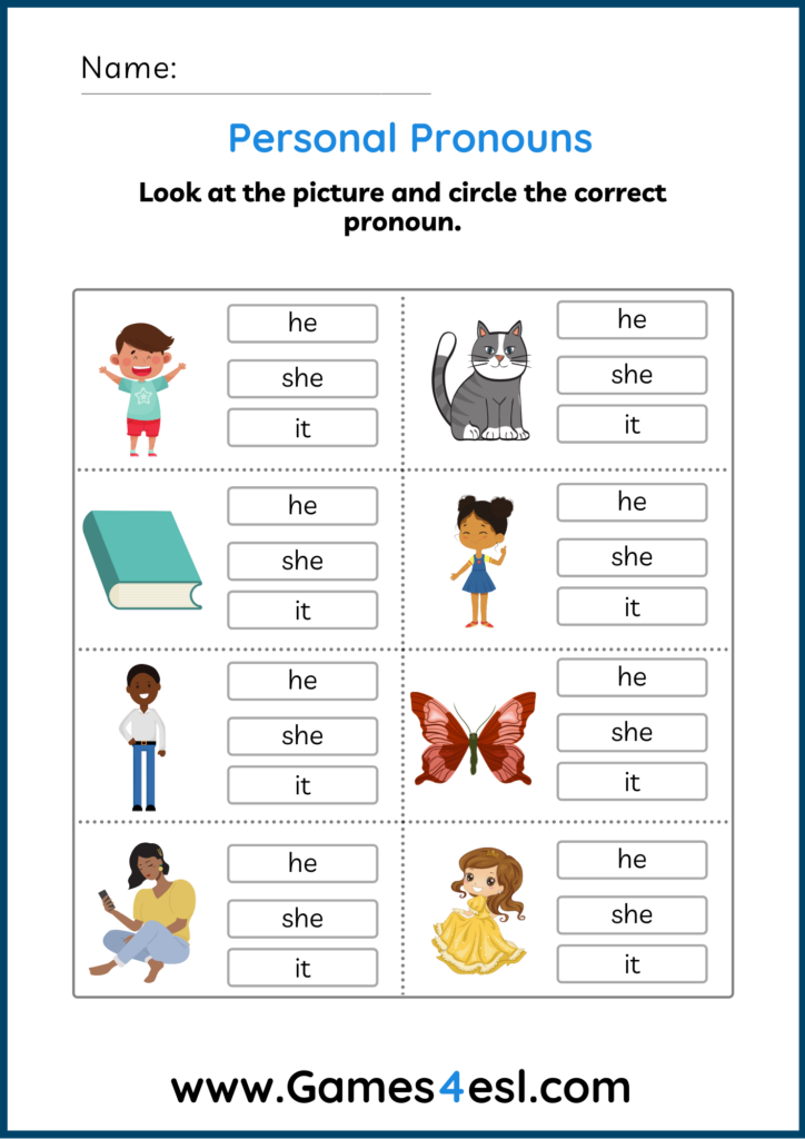 Download These Pronoun Worksheets And Use Them In Class Today Below  - Noun And Pronoun Practice Worksheets