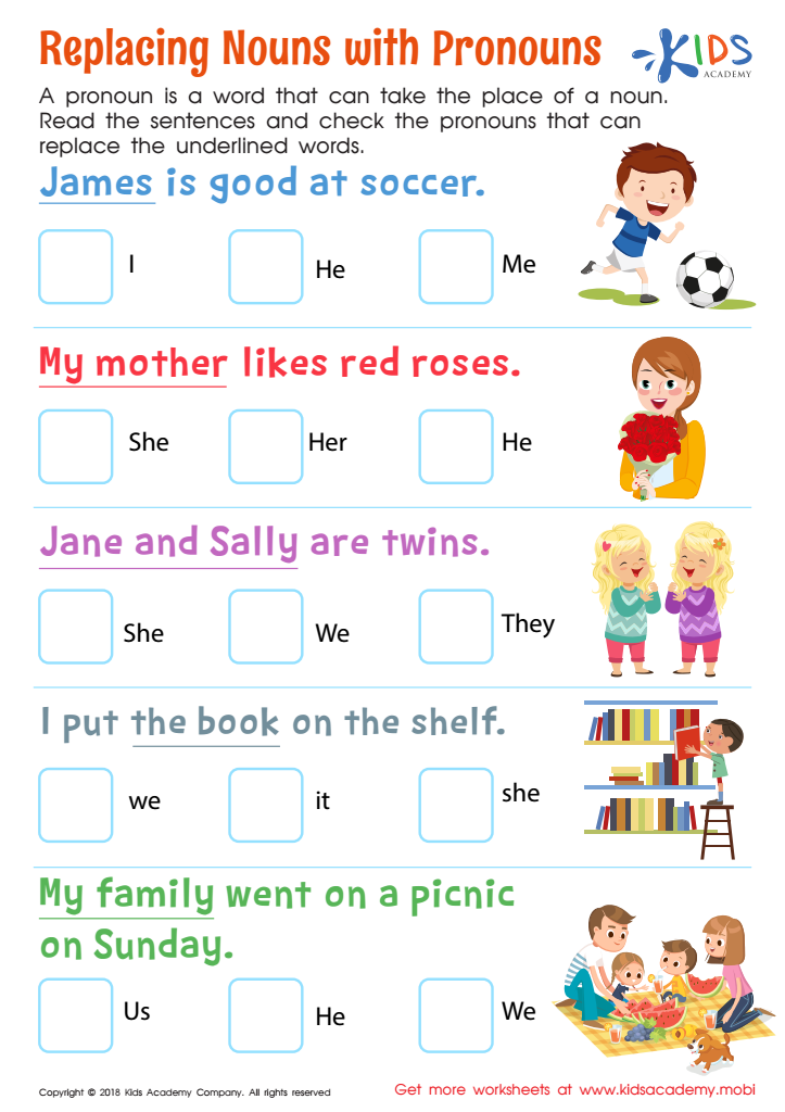 Noun And Pronoun Worksheets For Grade 2 - Free Printable Worksheets Nouns And Pronouns