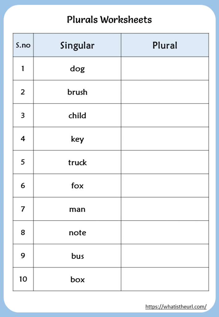 Plurals worksheet for grade 2 Your Home Teacher - Plural Noun Worksheets 2Nd Grade