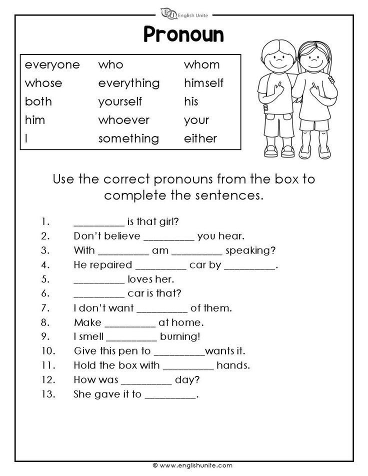 Pronoun Worksheet For Grade 3 - Noun And Pronoun Worksheets For Grade 3