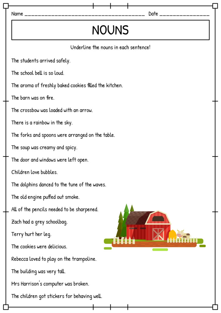 17 Different Kinds Of Nouns Worksheet Free PDF At Worksheeto - Kinds Of Nouns Worksheets