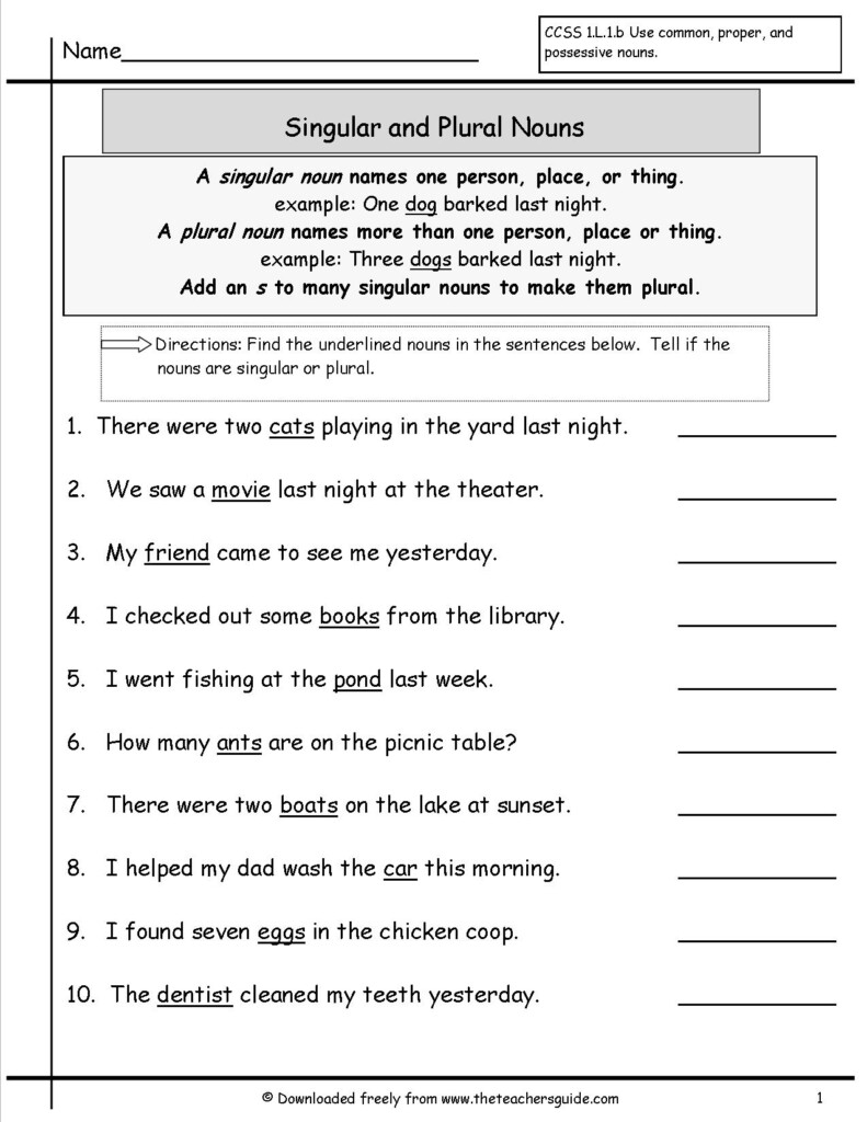 17 Sixth Grade Spelling Worksheets Worksheeto - 6Th Grade Singular And Plural Nouns Worksheet Grade 6