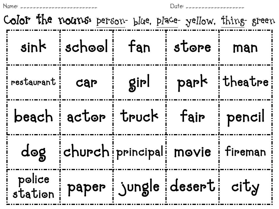 19 Free Cut And Paste Noun Worksheets Worksheeto - Noun Cut And Paste Worksheet Free