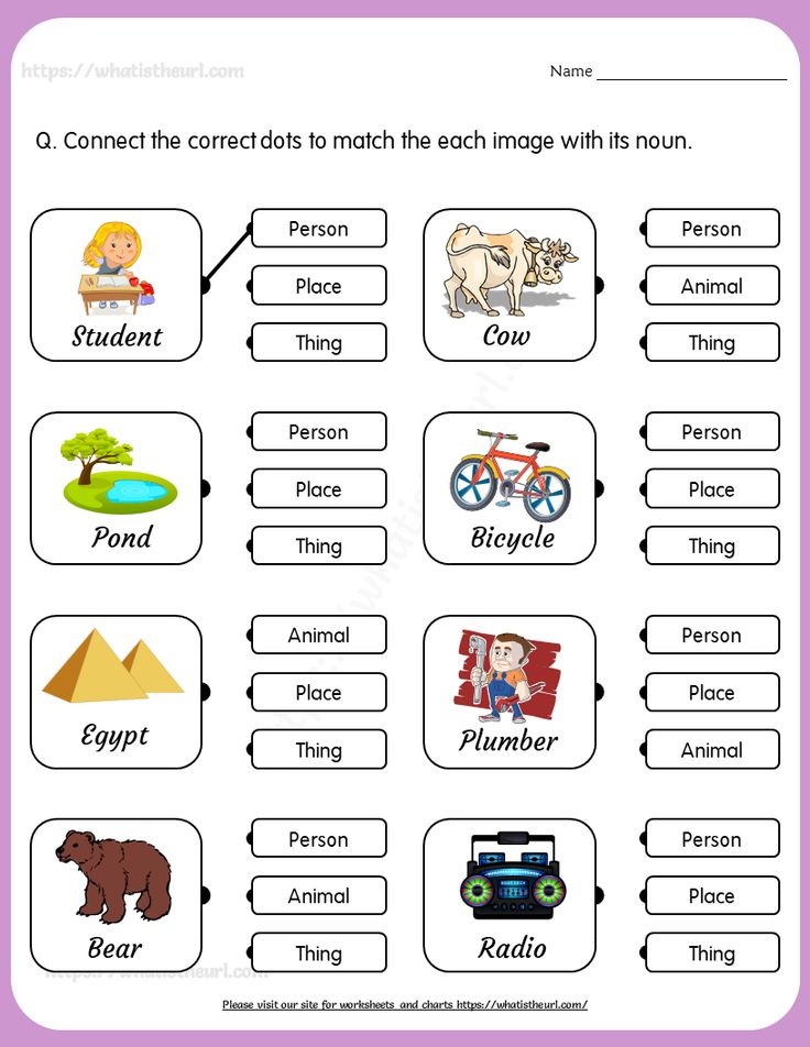 1st Grade Worksheet On Nouns - Grade 1 Noun Worksheet