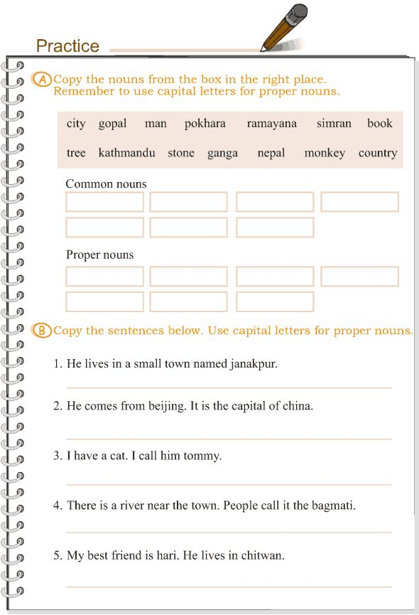 4th Grade Proper Nouns Worksheet - Common Proper Noun Worksheet 4Th Grade