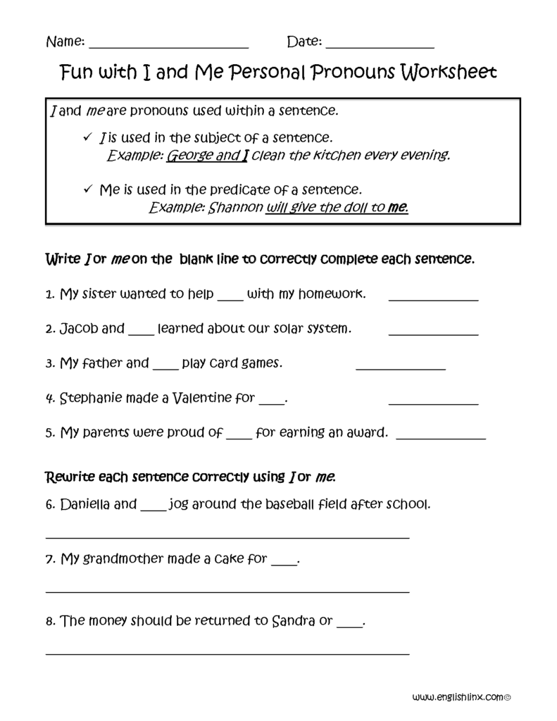 6th Grade Pronouns Worksheet - Nouns And Pronouns Worksheets Year 6