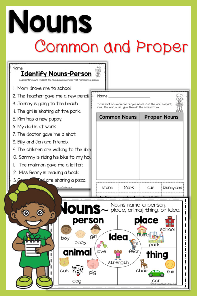 Common And Proper Nouns Activity Sheet - Common Proper Nouns Worksheet 7Th Grade