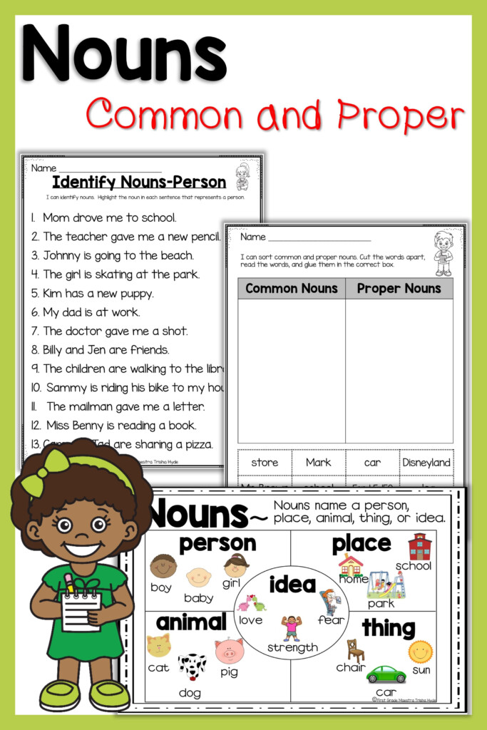 Common Noun And Proper Noun Worksheet Grade 5 - Common And Proper Nouns Worksheet For Class 5