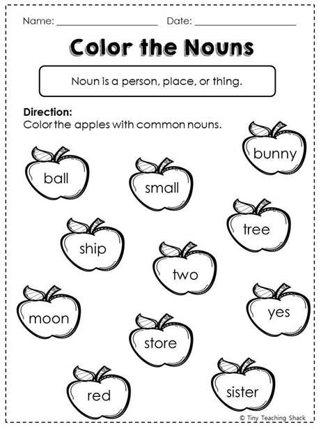 Common Nouns Worksheet Year 1 - Common Noun Worksheet Year 1