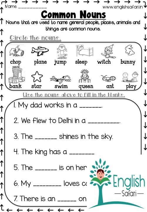 Free Printable Worksheets On Nouns - Homeschool Noun Worksheets Free