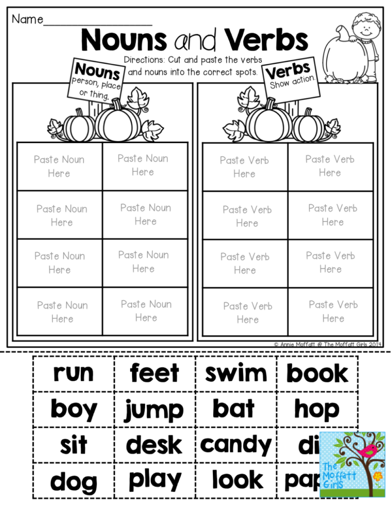 Grammar Worksheet Packet Nouns Adjectives And Verbs Worksheets A69  - Images Of Noun And Verb Grammar Worksheets Word Search