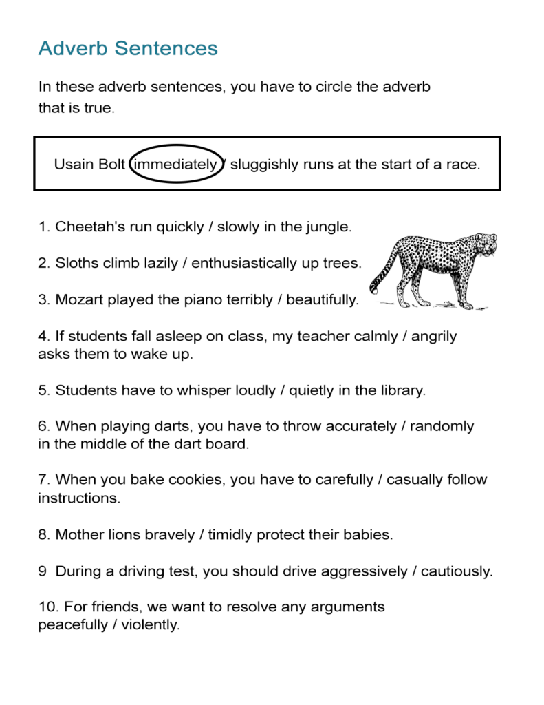 Noun Adjective And Adverb Clauses Exercises - Noun Adjective Adverb Clause Worksheet