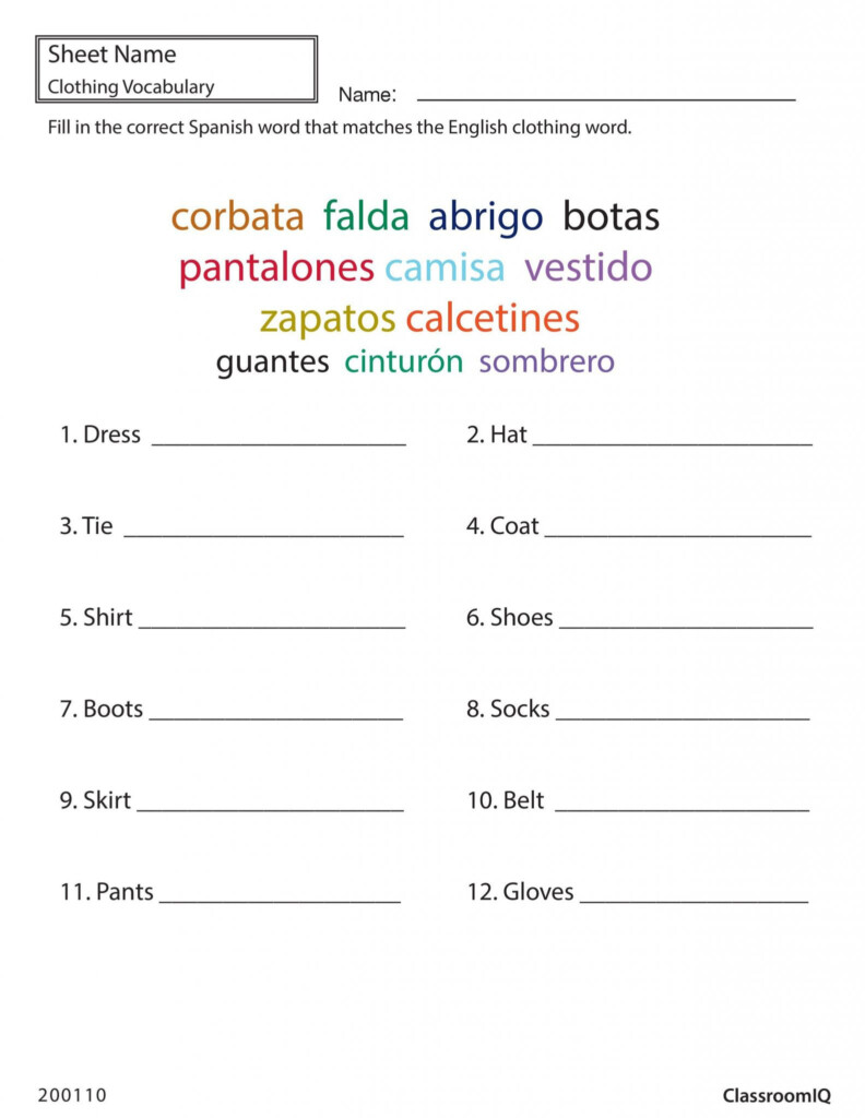 Nouns And Articles In Spanish Worksheets Answers - Gender Of Nouns And Articles In Spanish Worksheet