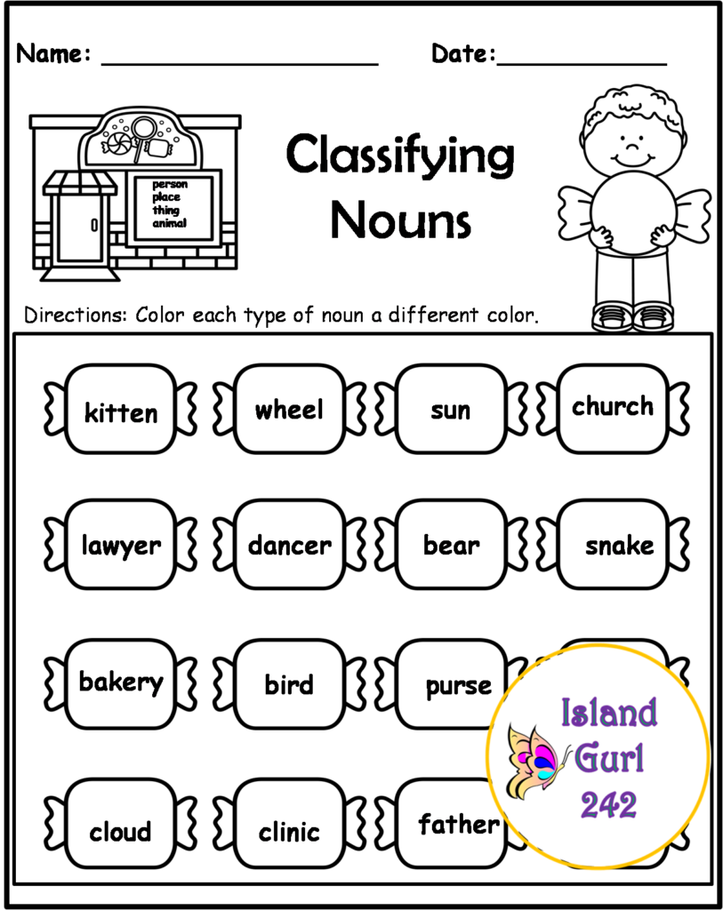 Nouns Worksheet For Grade 2 - Grade 2 Noun Worksheet