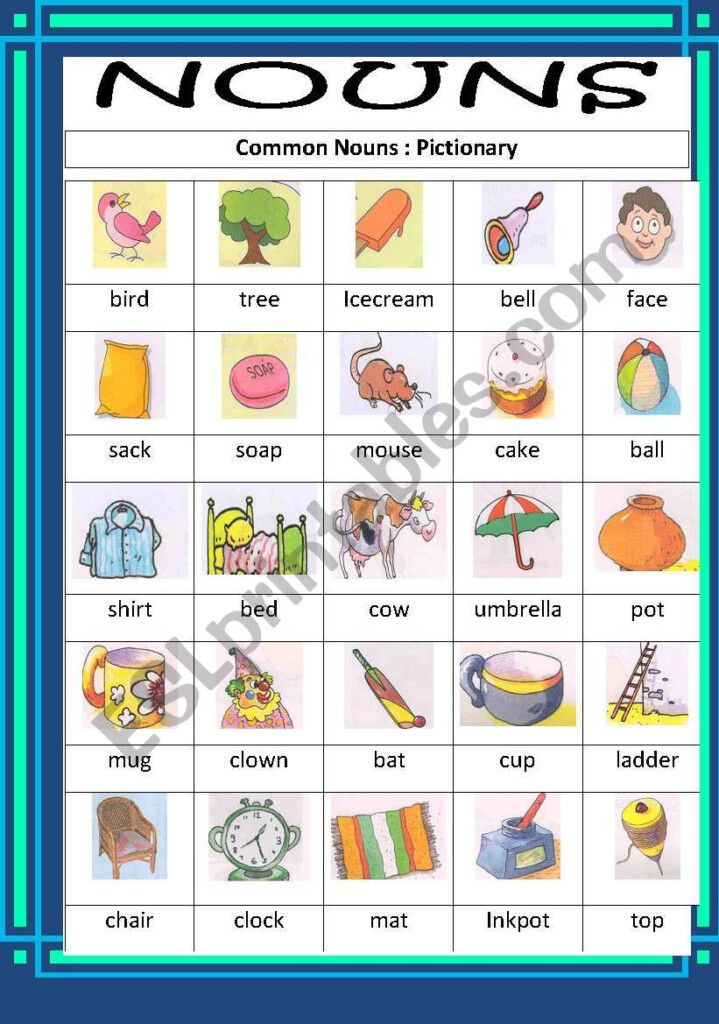 Nouns Worksheet Free Esl Printable Worksheets Made By Teachers Nouns  - Noun Worksheets Esl