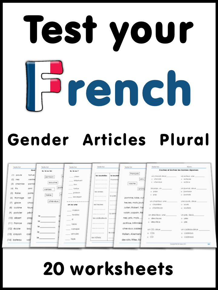 Pin On FRENCH Learning - French Noun Gender Worksheets