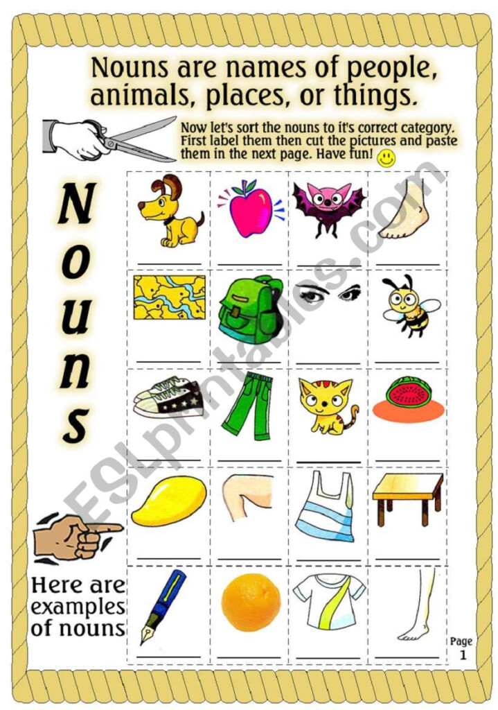 Possessive Nouns Cut And Paste Worksheets - Possessive Nouns Cut And Paste Worksheets