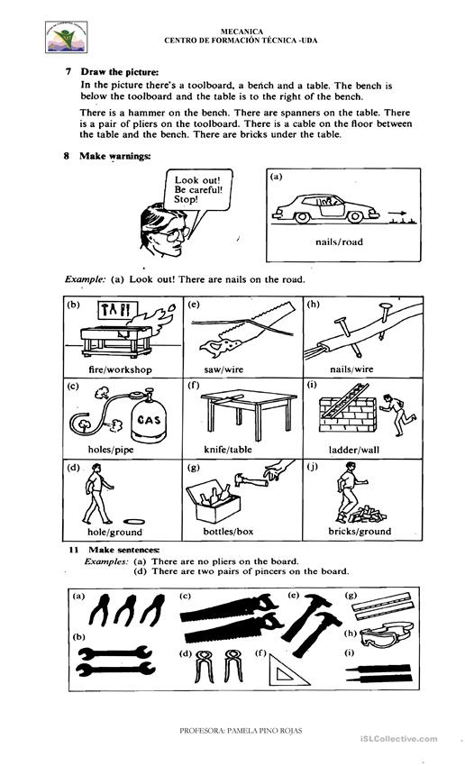 Printable Mechanic Worksheets Automotive Math Worksheets - Nouns And Pronouns Worksheet Mechanics