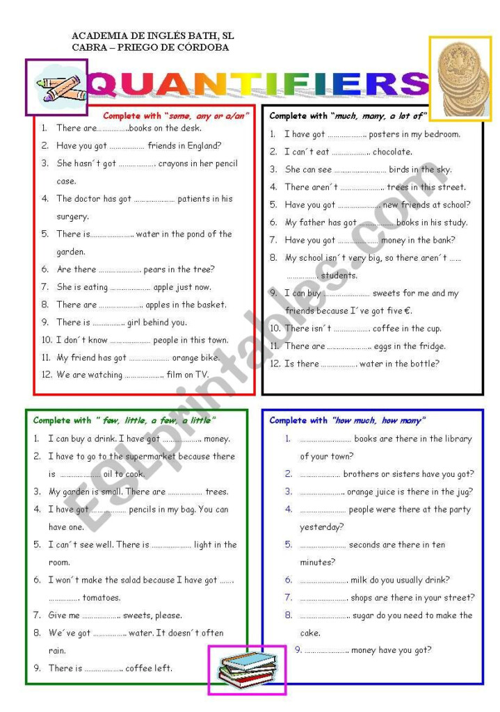 Quantifiers Worksheet For Grade 2 - Noun Quantifiers Worksheet For Grade 2