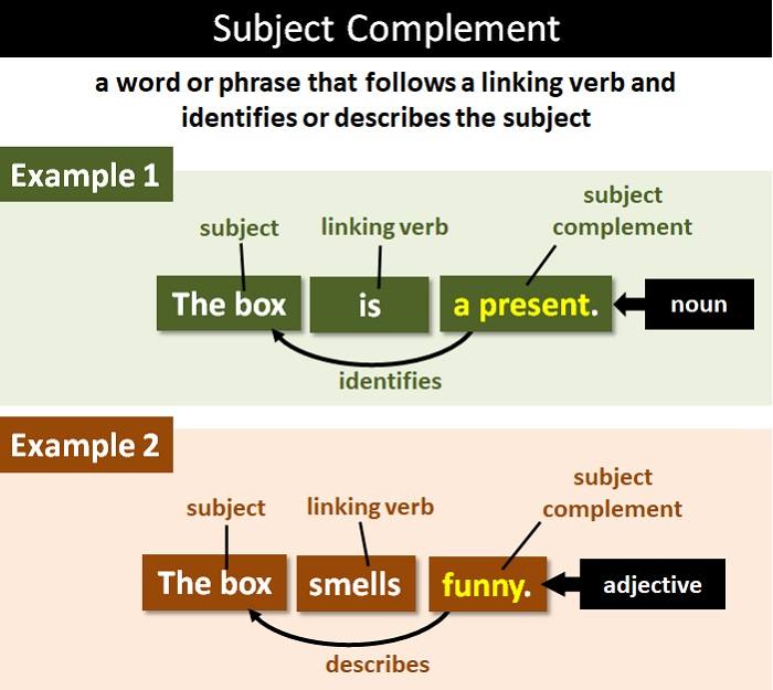 Subject Complement Worksheets With Answers - Nouns As Subject Complement Worksheets