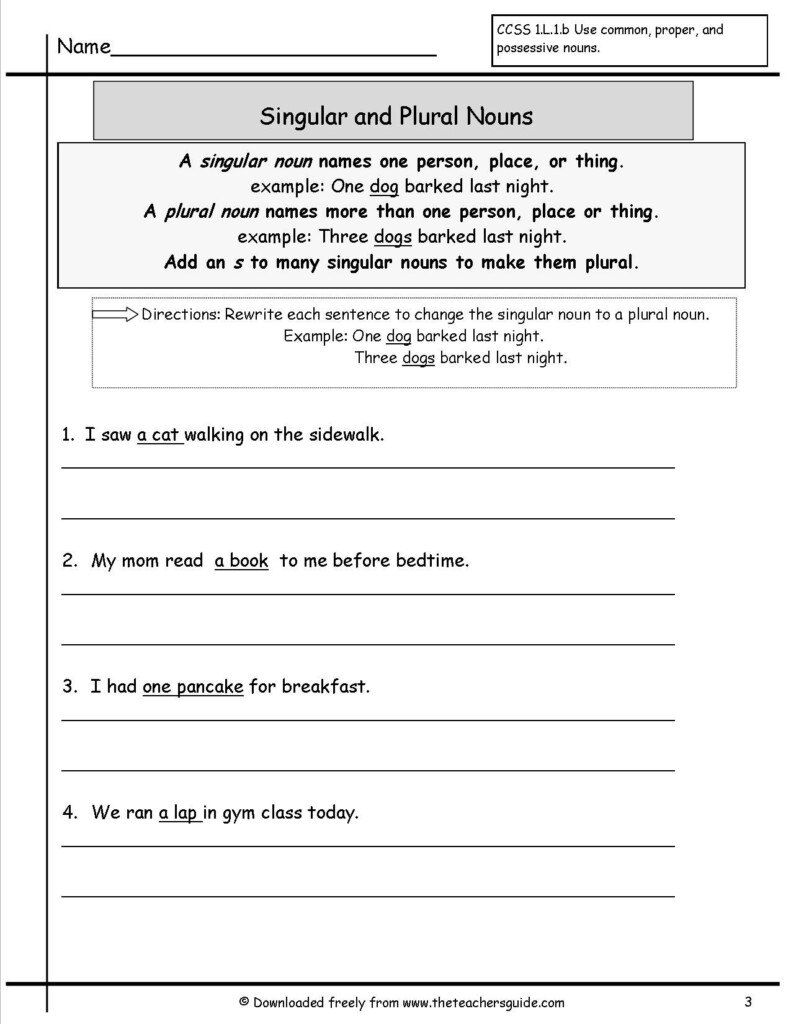 Teach Child How To Read Adjectives And Nouns Worksheets Free Printable  - 9Th Grade Worksheets On Nouns