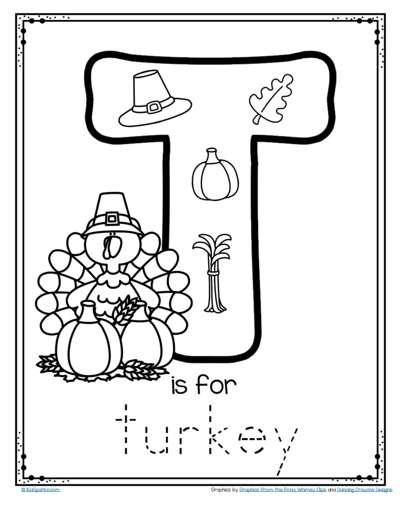 Turkey Worksheets For Preschool - Noun Turkey Worksheet